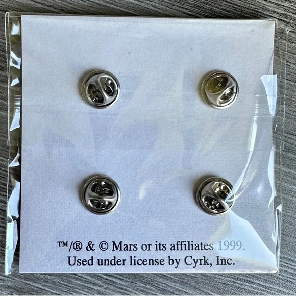 Vintage NASCAR MARS M&M Earnie Irvan Racing PINS lapel / hat / jacket / Tie NEW - Picture 2 of 2